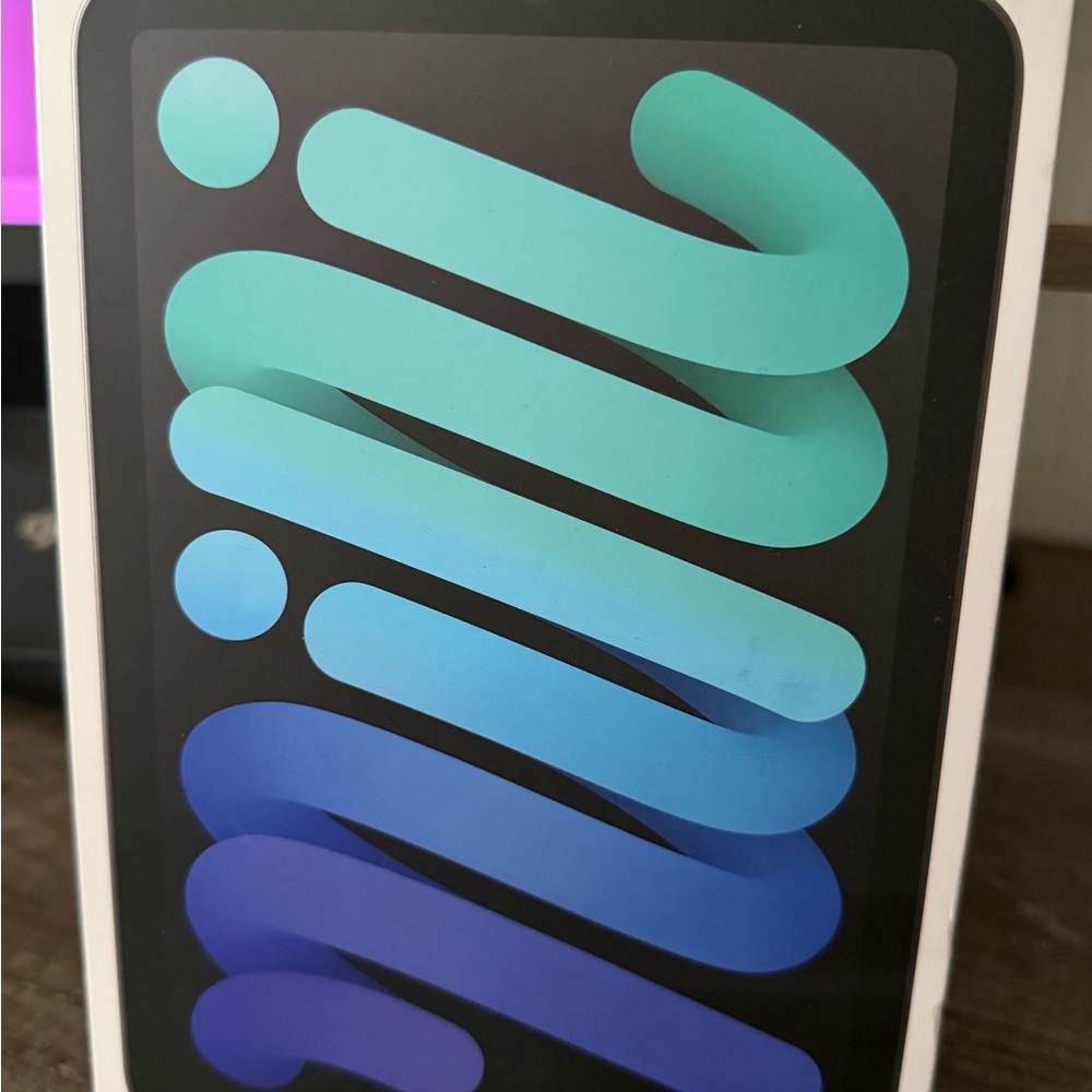 Apple iPad Mini 128GB Box with Black Text